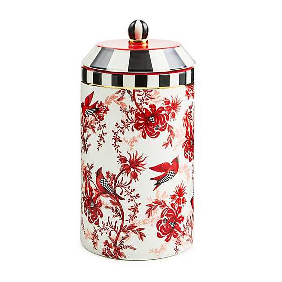 Cardinal Toile Canister | MacKenzie-Childs