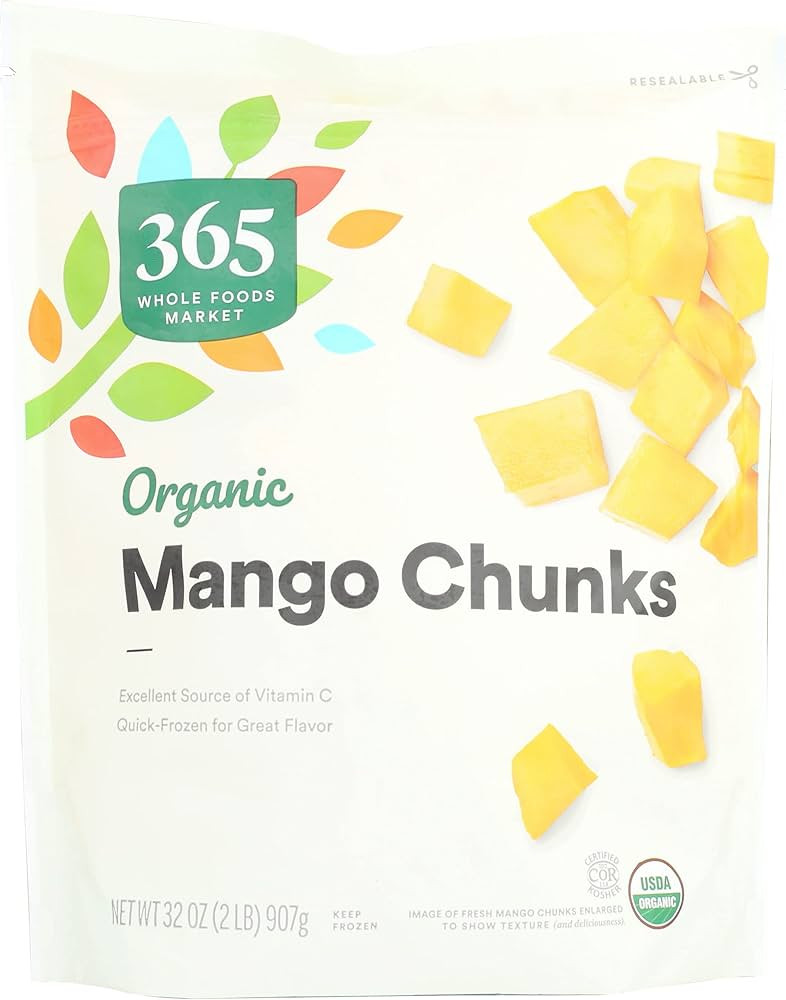 365 By Whole Foods Market, Frozen, Chunks Mango Organic, 32 Ounce | Amazon (US)