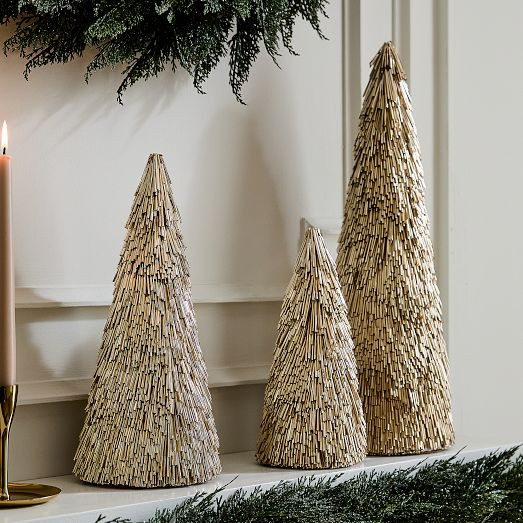 Mylar Shine Tabletop Trees | West Elm (US)