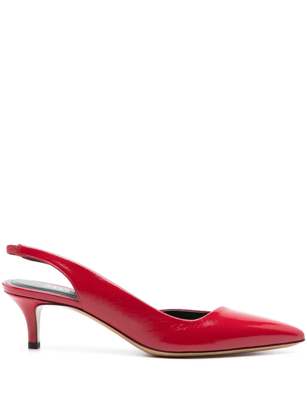 ISABEL MARANT 60mm Piery Patent Leather Pumps - Farfetch | Farfetch Global