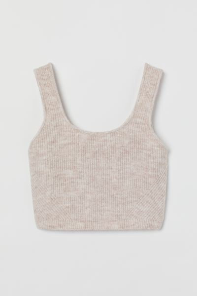 Rib-knit Crop Top | H&M (US + CA)