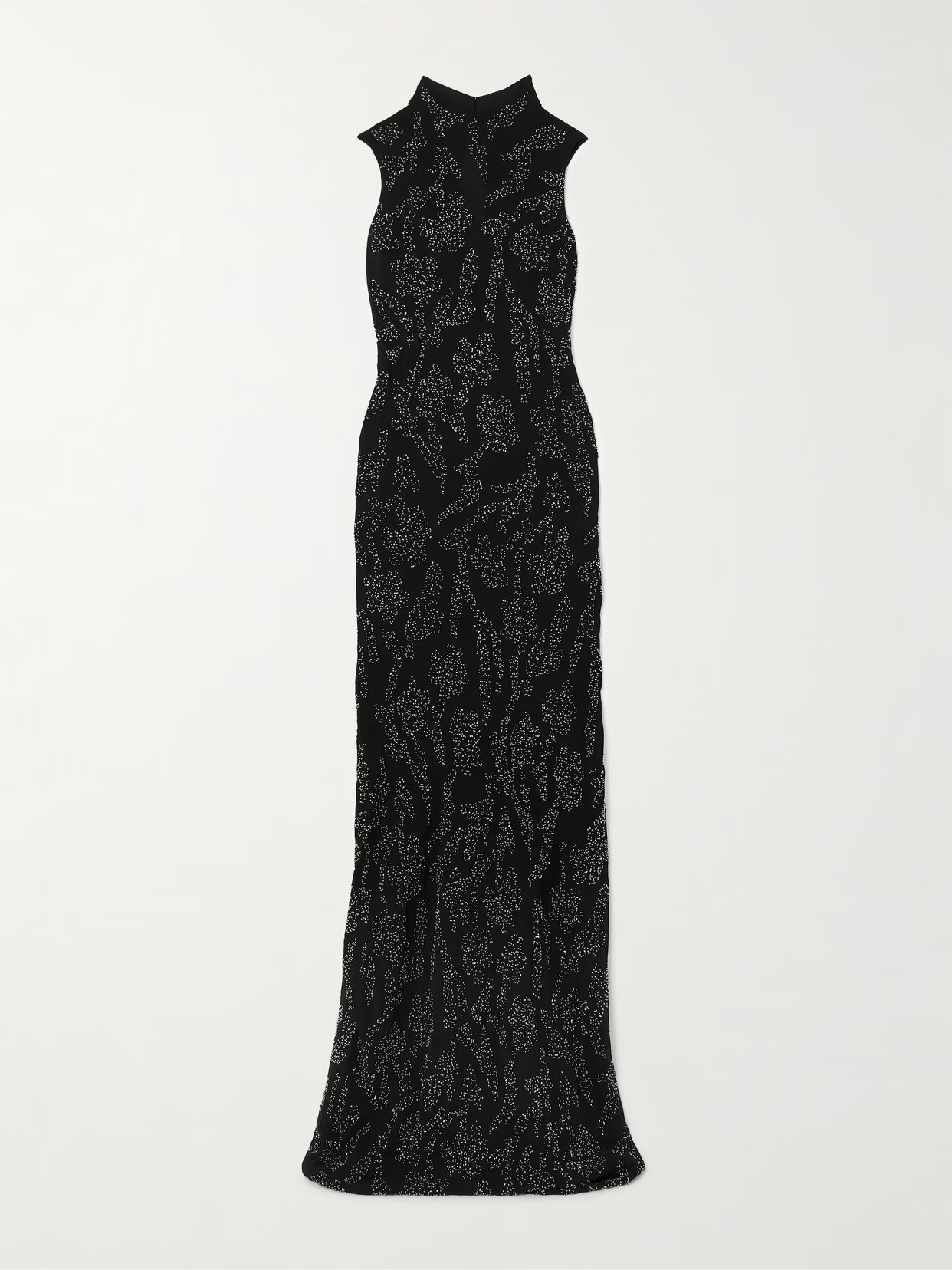 Veronica Beard - Sylven Bead-embellished Georgette Maxi Dress - Black | NET-A-PORTER (US)