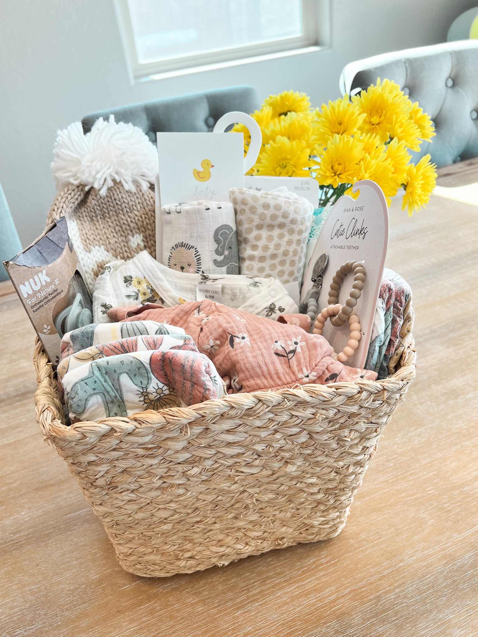 Personalized gift basket for girl mama to be!🫶🏻 // always fun personalizing your own gifts! —linked most of the items/similar!🤍 

#baby #babygirl #girlmom #giftbasket #gifts #giftideasfornewmom #giftideasforgirlmom #babyshower #babyshowergiftideas #giftguide #newmom #babygirlhat #babypacifiers #nuk #nukpacifiers #babygirlclothing #babygirlsets #newborn #newbornessentials #babyessentials #babydiapers #honest #honestdiapers #honestcream #swaddleblankets #newbornmusthaves #babymusthaves #targetfinds #tjmaxxfinds #personalized #personalizedgiftbasket #ltkfind 

#LTKGiftGuide #LTKbaby #LTKbump