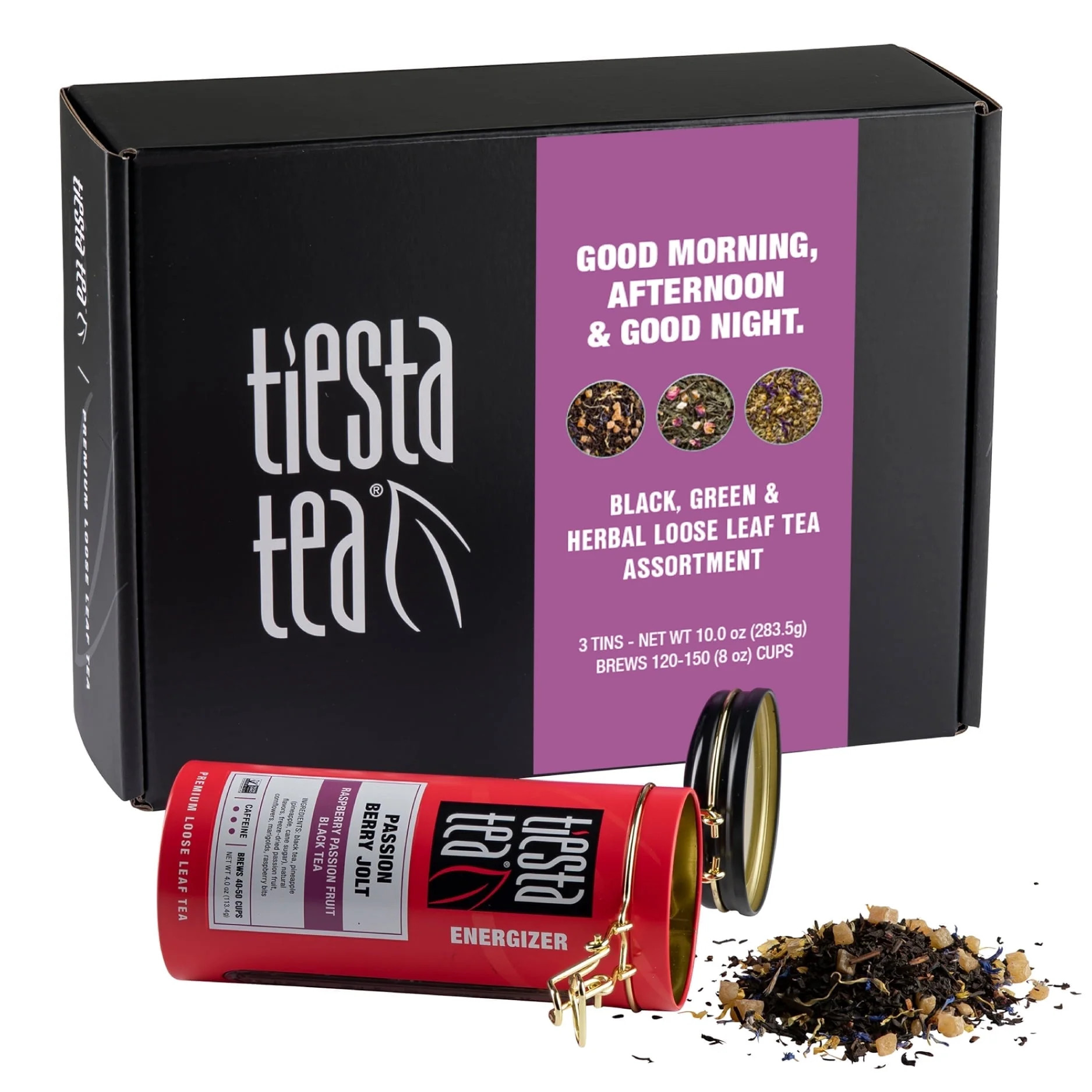 Tiesta Tea - Loose Leaf Tea Tin Gift Box, High to Non Caffeinated Tea Variety Pack, Make Hot & Ic... | Walmart (US)