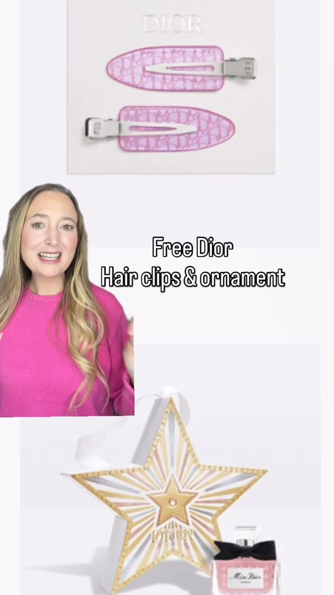 🎀 How to get FREE Dior Pink Hair Clips + Paper Ornament with Mini Perfume 🎀
	1.	Click a linked product to be directed to the correct website.
	2.	Spend $175.
	3.	Use code GIFTPREVIEW25 at checkout.
	4.	Make sure you’re logged into your account.
	5.	USA only, while supplies last.


#LTKHoliday #LTKItBag #LTKBeauty