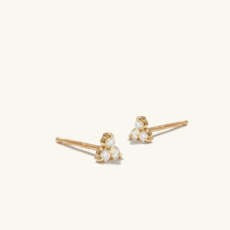 Mini Lotus Studs - C$150 | Mejuri (Global)