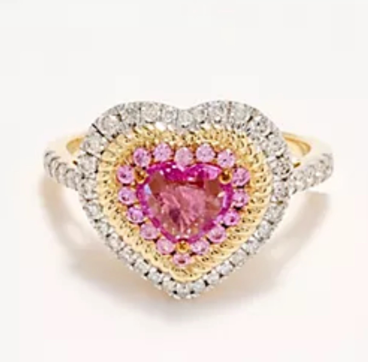 The prettiest pink saphire heart ring

#LTKCyberWeek #LTKGiftGuide