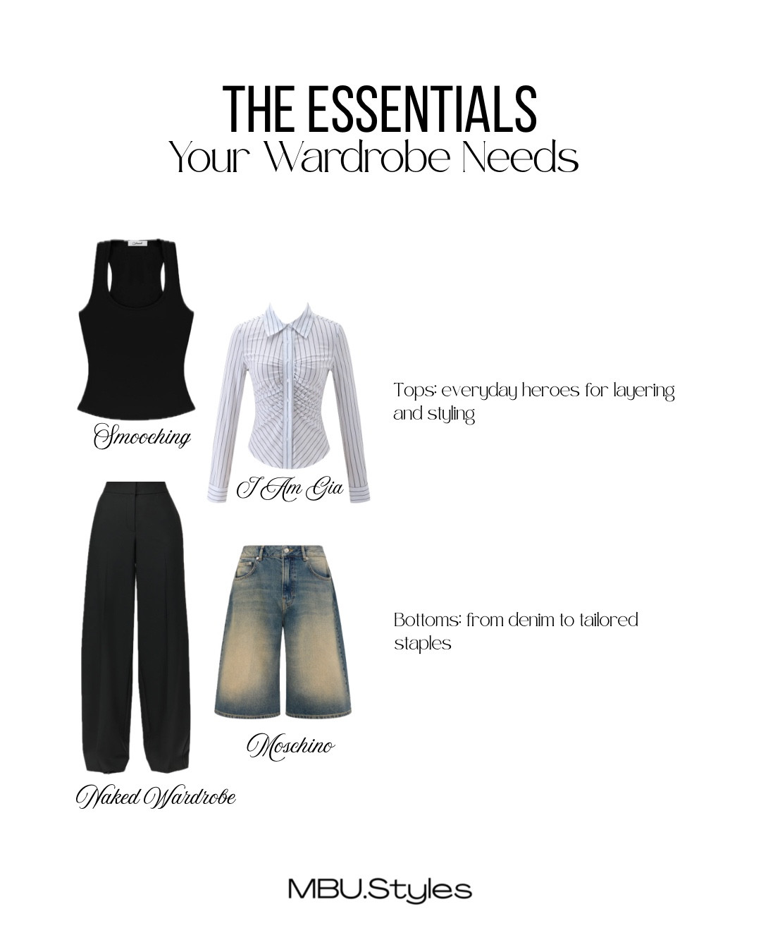 Now that you know the difference between essentials and statement pieces (if you missed it, go back to the previous post 👀), it’s time for the next step: building your personalized core list.

Inside the next chapter of 𝙏𝙝𝙚 𝙏𝙞𝙢𝙚𝙡𝙚𝙨𝙨 𝘾𝙡𝙤𝙨𝙚𝙩: 𝘼 𝙂𝙪𝙞𝙙𝙚 𝙏𝙤 𝘽𝙪𝙞𝙡𝙙𝙞𝙣𝙜 𝘼 𝙒𝙖𝙧𝙙𝙧𝙤𝙗𝙚 𝙏𝙝𝙖𝙩 𝙇𝙖𝙨𝙩𝙨 - 𝙏𝙝𝙚 𝙀𝙨𝙨𝙚𝙣𝙩𝙞𝙖𝙡𝙨 𝙀𝙙𝙞𝙩, this is where your wardrobe starts to feel intentional and truly personal.

Swipe through the carousel to see how I break it all down.

Brands mentioned:
Smooching
I Am Gia
Naked Wardrobe
Moschino
Kith
Frankie’s Bikinis
Floreya
Xllais
@stevemadden-us 
ASOS
Hermes
E’s Element
Certina 
By Lolita
Murway 

This isn’t a one size fits all checklist. It’s a modular guide, a toolkit you can tailor to your lifestyle, your climate, your body type, and your style goals. Because great style isn’t copied, it’s curated.

The e-book drops February 20th.

Join the mailing list through the link in my bio for early access ✨

#MBUStyles #TimelessCloset #WardrobeEssentials #CapsuleWardrobe #PersonalStyle StyleStrategy MinimalStyle ClosetGoals

#LTKgrwm #LTKdayinmylife #LTKootd