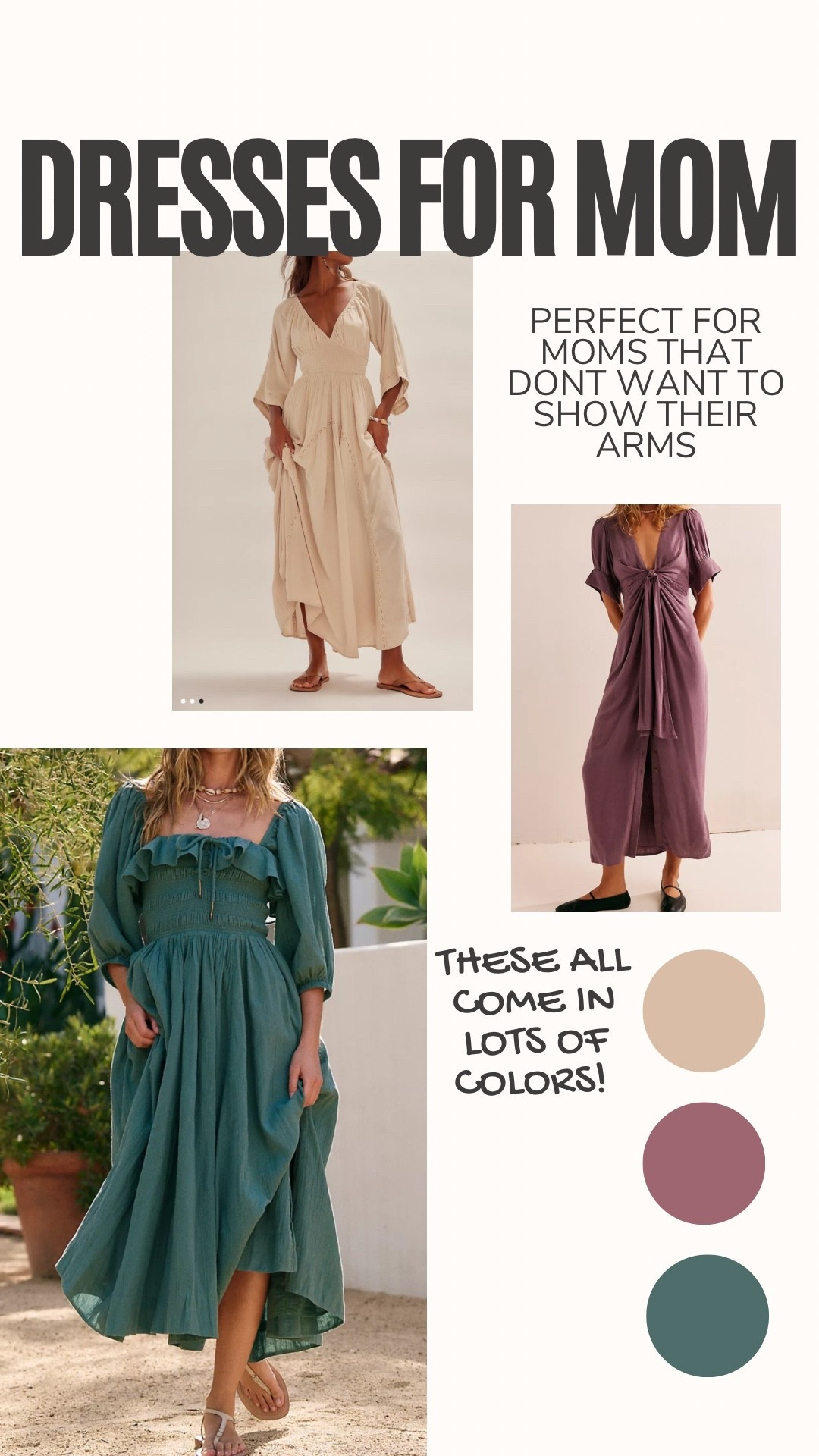 Love these options for those moms that like to hide their arms in photos. These all come in lots of beautiful shades for summer sessions  

#LTKStyleTip #LTKSummerEdit