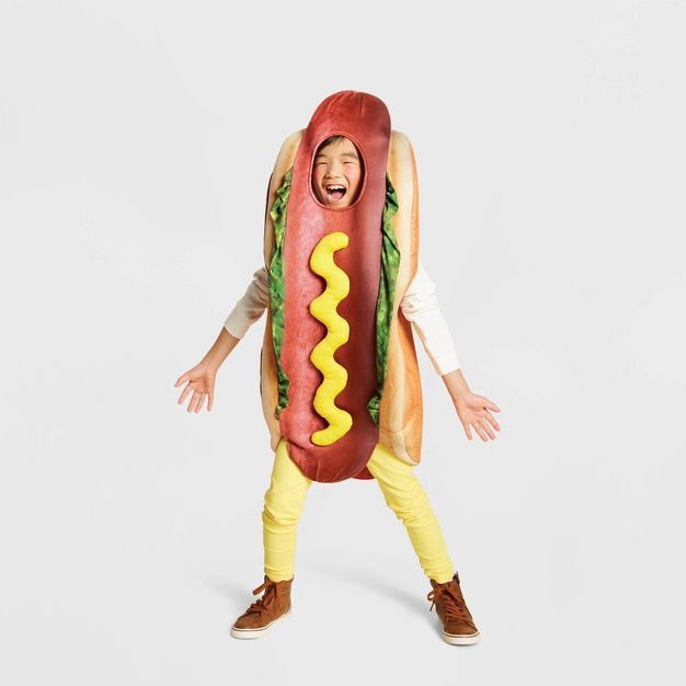 Kids&#39; Hot Dog Halloween Costume One Size - Hyde &#38; EEK! Boutique&#8482; | Target