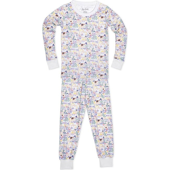 Yellowstone Two Piece Pajamas, Prismatic Multi | Maisonette