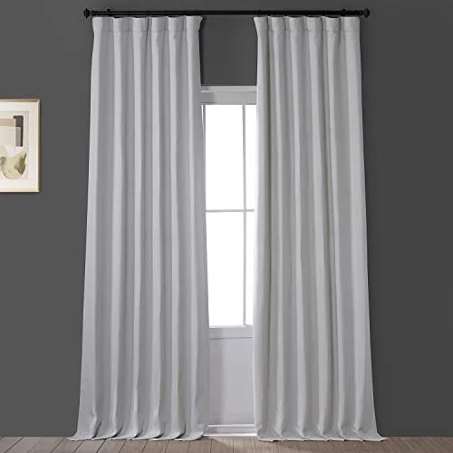 HPD Half Price Drapes BOCH-LN1855-108 Faux Linen Blackout Room Darkening Curtain (1 Panel), 50 X ... | Walmart (US)