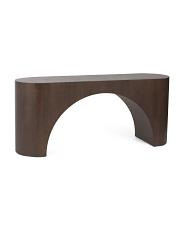 70x19x30 Randall Oak Veneer And Solid Wood Console Table | TJ Maxx