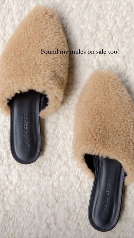 The cutest shearling mules and leather sole perfect for indoor or outdoors! Fits tts! Found them on sale through Monday! 

#LTKshoecrush #LTKCyberWeek #LTKstyletip