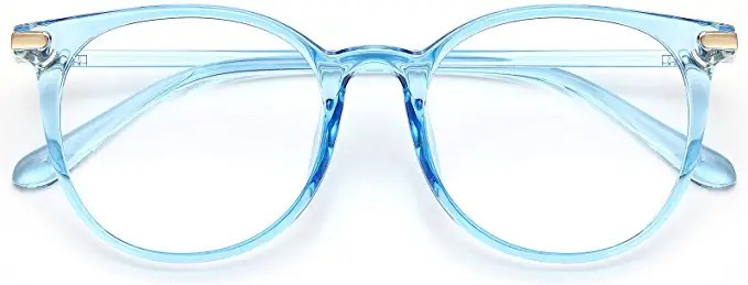 Amazon.com: Gaoye Blue Light Blocking Glasses, Retro Round Eyewear Frame Anti Eyestrain Computer ... | Amazon (US)