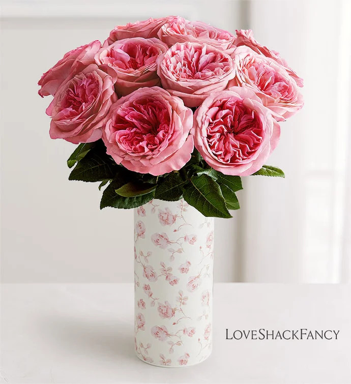 Our pink garden roses have an unmatched charm and elegance, with large, eye-catching flower heads... | 1800flowers.com