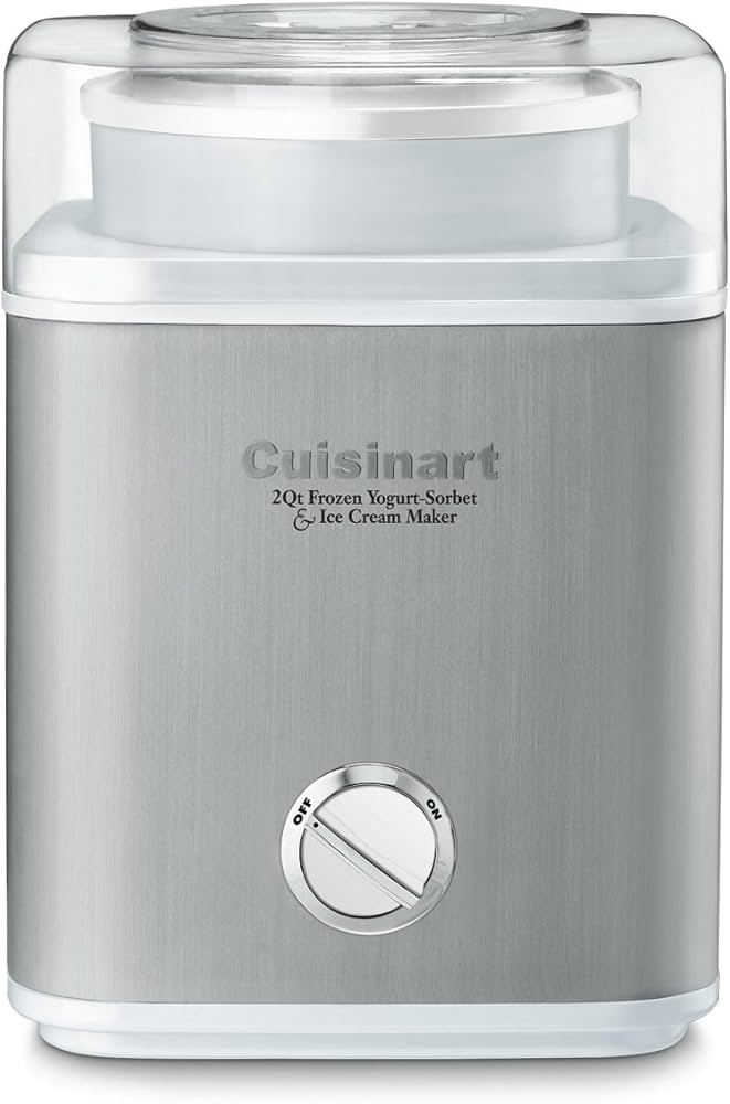 Cuisinart Pure Indulgence Frozen Yogurt-Ice Cream & Sorbet Maker, 2-Qt Capacity, Silver (ICE-30WN... | Amazon (CA)