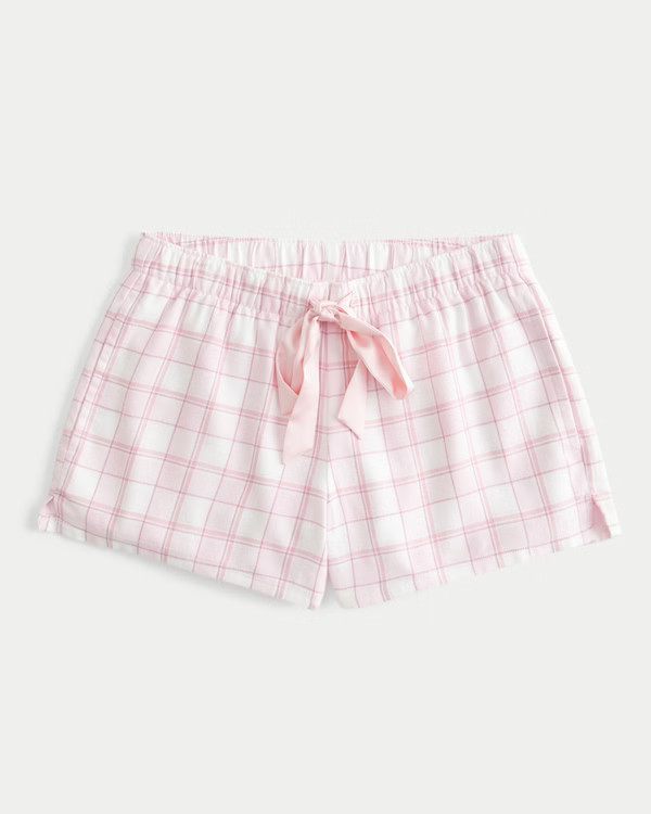 Flannel Tie Shorts | Hollister (US)