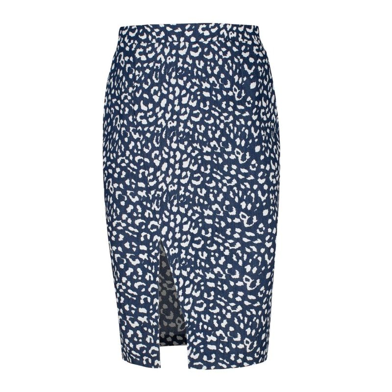Print Gabardine Pencil Skirt | Wolf and Badger (Global excl. US)