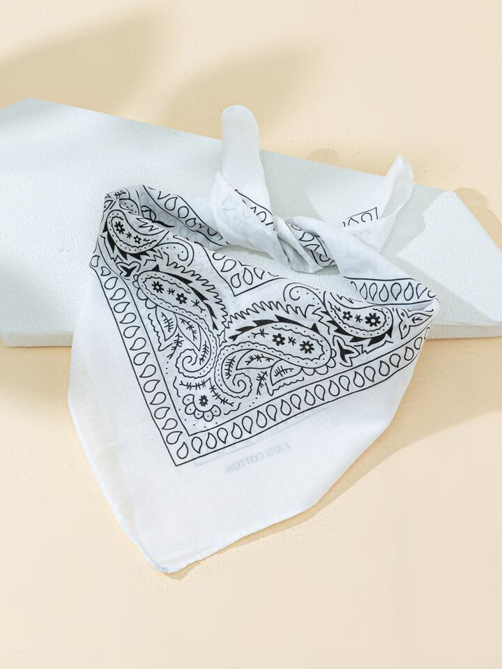 1 stuk Stijlvol Paisleyprint Bandana Dagelijkse slijtage , Paisleyprint Hoofdomslag | SHEIN