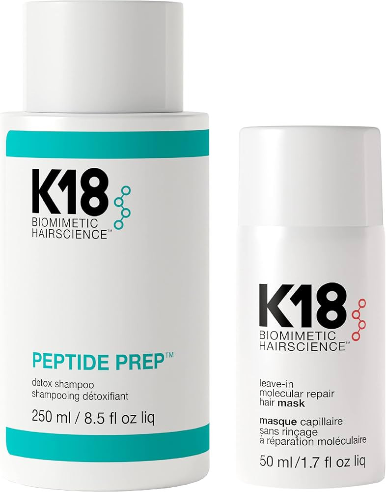 K18 Detox & Repair Bundle - Leave-In Repair Hair Mask, 4-Minute Speed Treatment(50ml) and Color S... | Amazon (US)