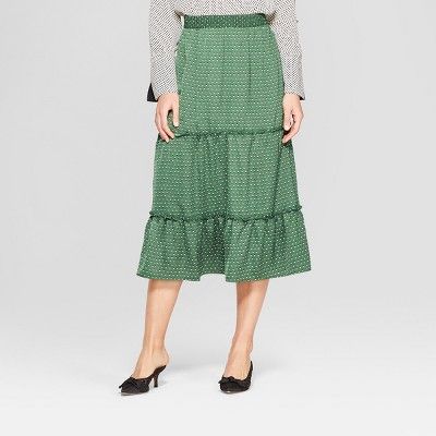 Women's Tiered Midi Skirt - Who What Wear™ | Target