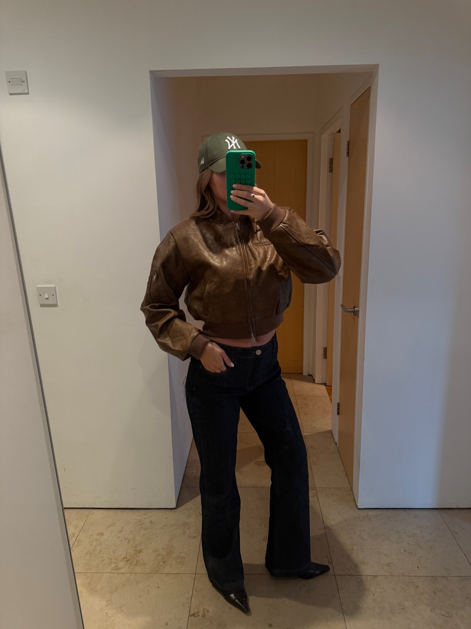 Can a girl ever have too many brown jackets??? I wear size 10 in jacket and jeans 