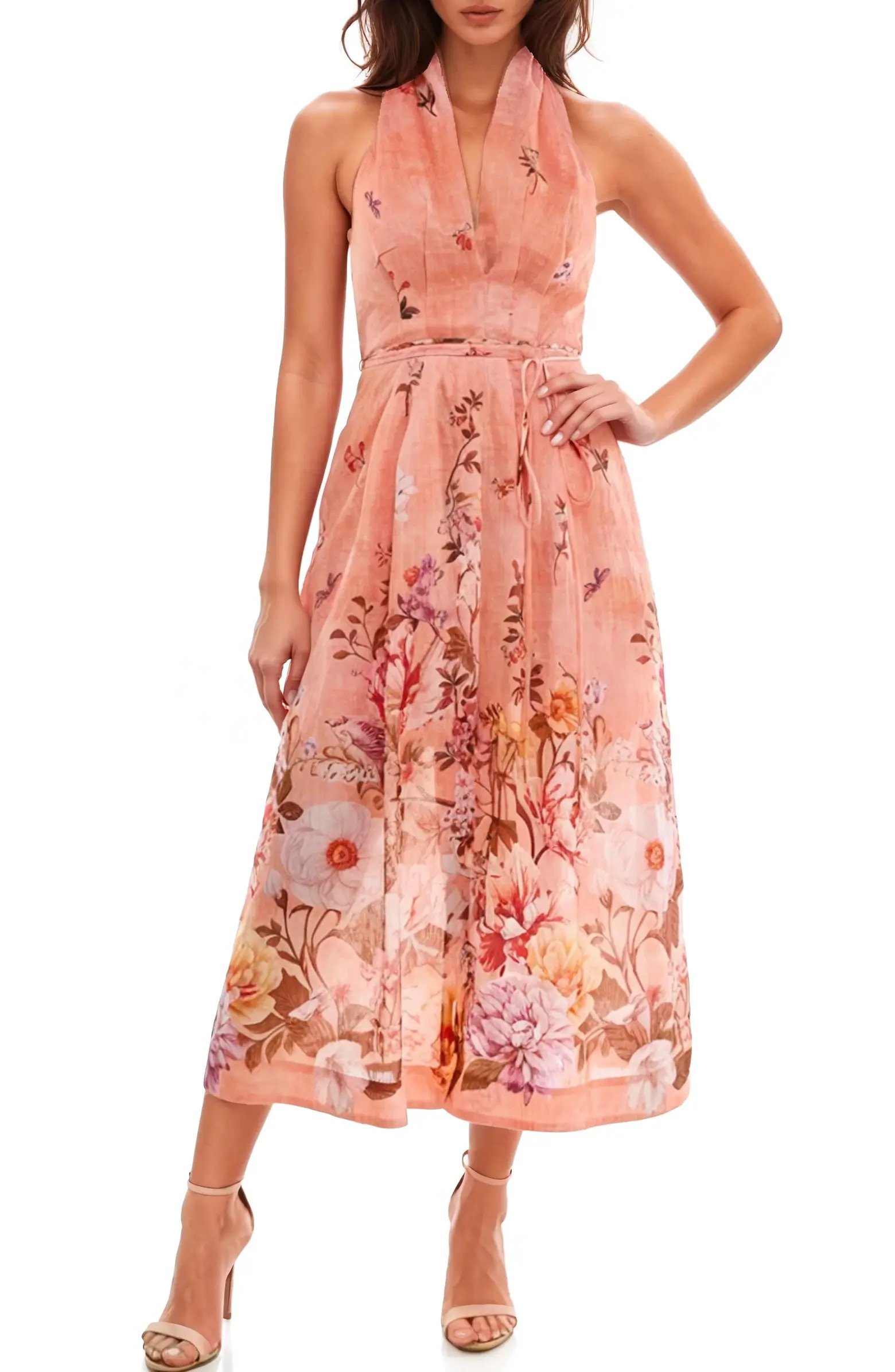 Socialite Midi Halter Dress | Nordstrom | Nordstrom