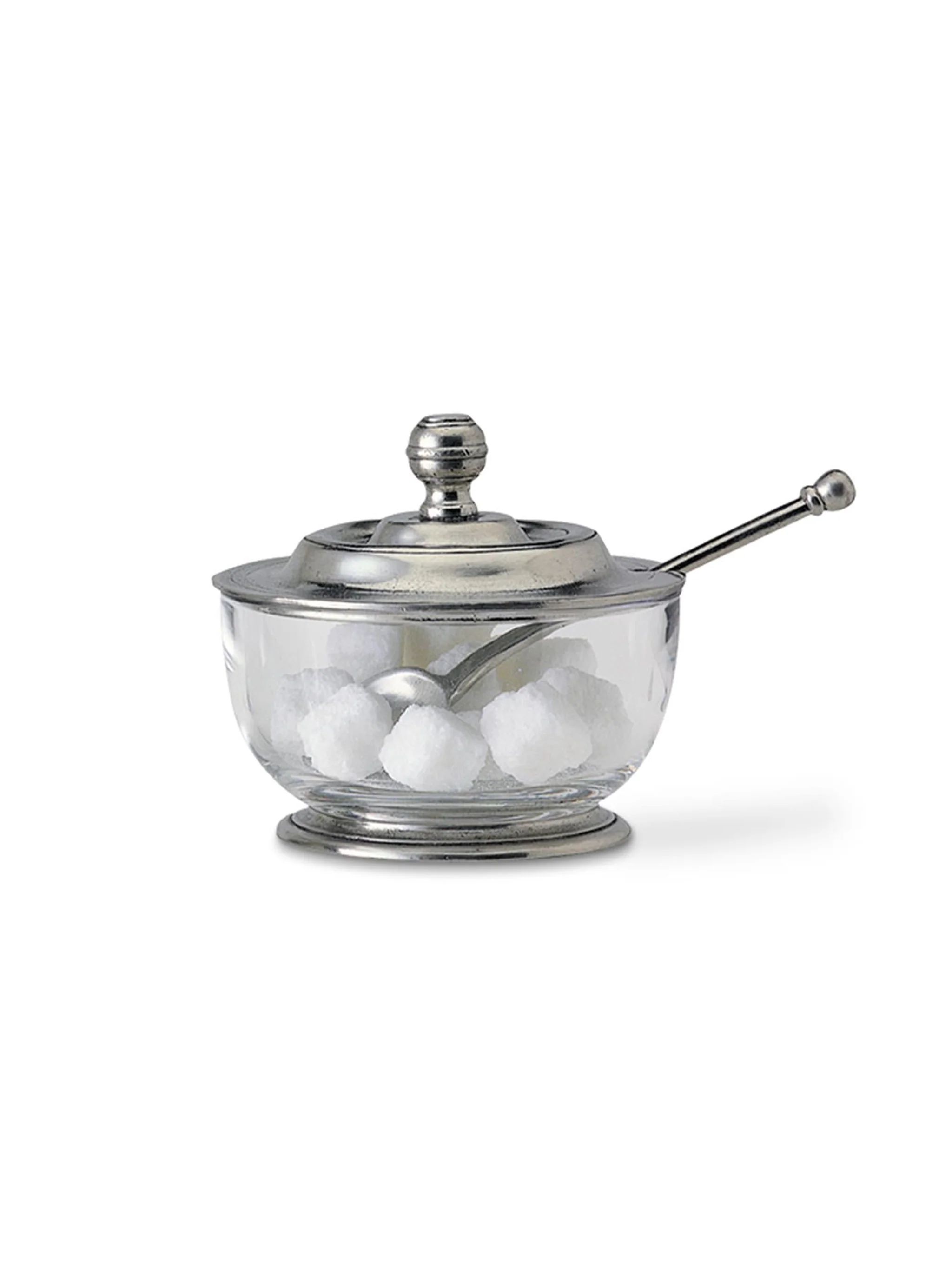 MATCH Pewter Sugar Bowl with Spoon | Weston Table
