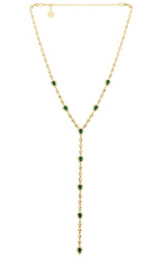 Gone With The Wind Lariat in Gold & Green | Revolve Clothing (Global)