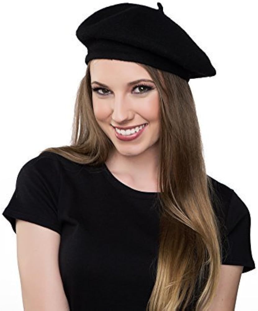 Kangaroo Wool Beret Hat - French Hat- Size One Size | Amazon (US)