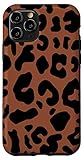 iPhone 11 Pro Orange Leopard Print Phone Case Cheetah Animal Women Cute Case | Amazon (US)