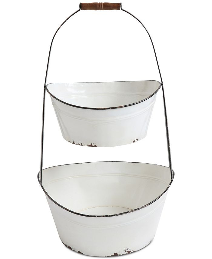 Metal 2-Tier Bucket | Macys (US)