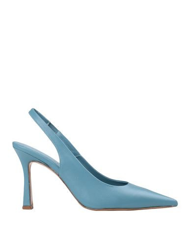 Bianca Di Woman Pumps Pastel blue Size 9 Soft Leather | YOOX (US)