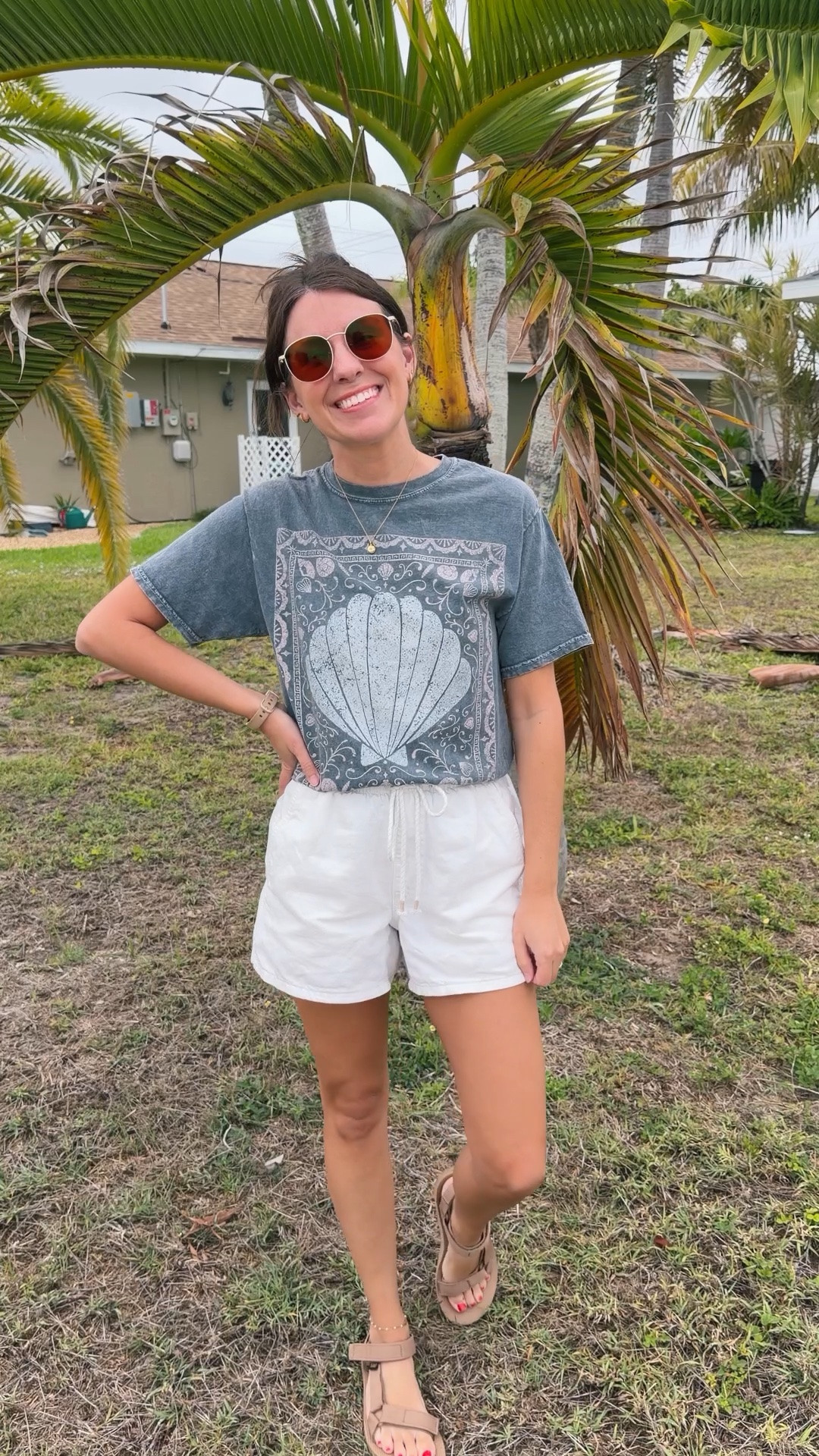 Wearing size small in this shell tee (use MARISSA20 for $$$ off!) xs in these linen/cotton denim shorts (come in blue denim too!) and size 6 in my teva sandals

#LTKPetite #LTKSeasonal #LTKootd #LTKPetite #LTKSeasonal #LTKgrwm