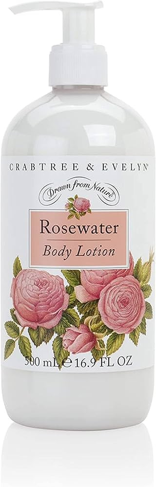 Crabtree & Evelyn Body Lotion, Rosewater, 16.9 Fl Oz | Amazon (US)