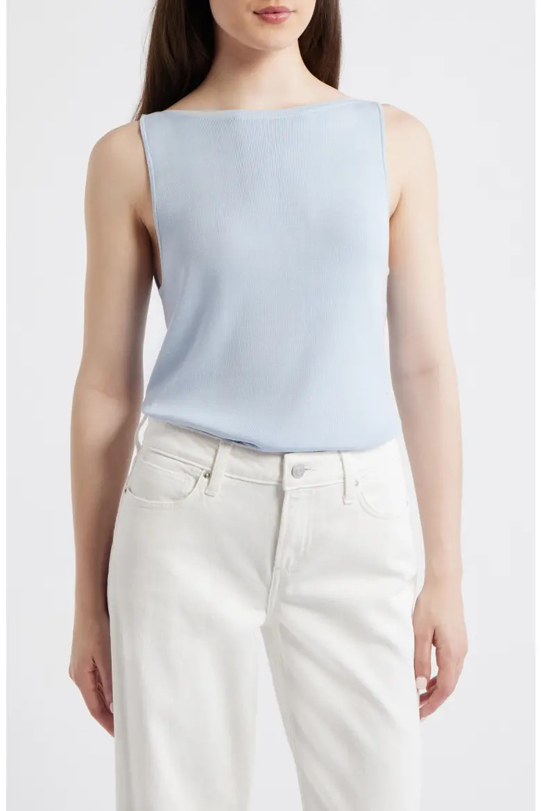 Suenyo Boat Neck Cotton Blend Top (Women) | Nordstrom | Nordstrom