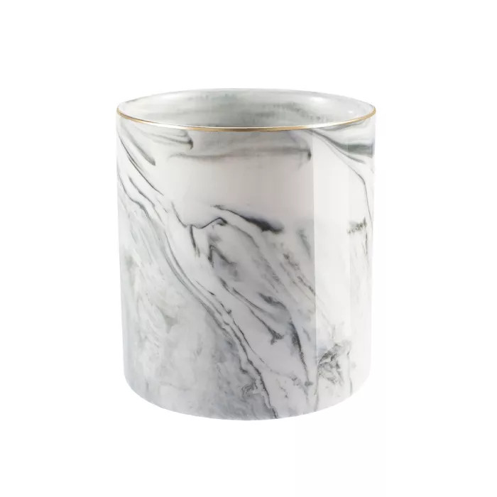 Zodaca Pen Holder, Ceramic Marble Pencil Cup Desk Organizer Makeup Brushes Holder with Gold Accen... | Target