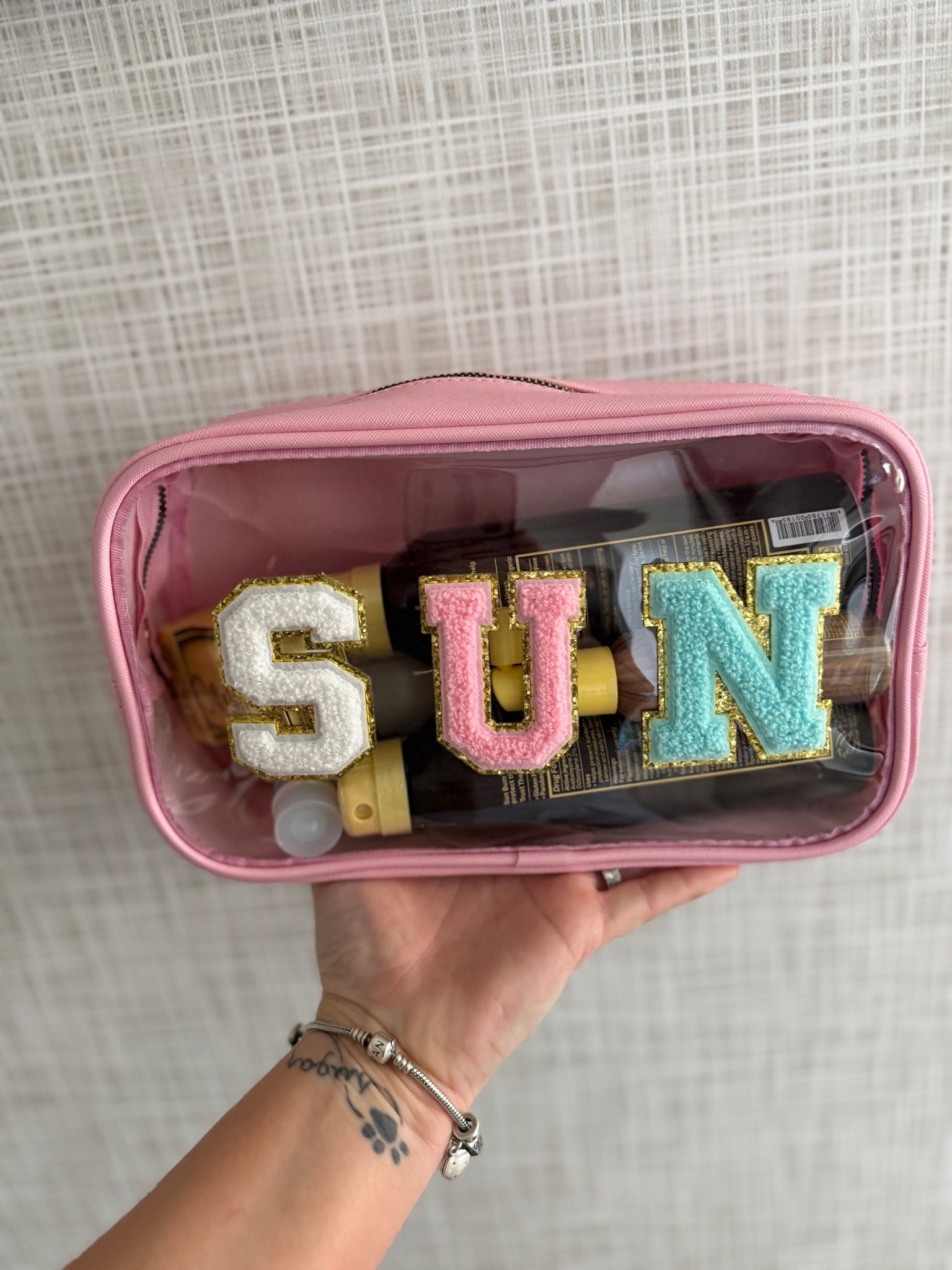 The perfect bag for all things sun care ☀️ comes in pink or blue!

#LTKvlog #LTKmomlife #LTKSwim