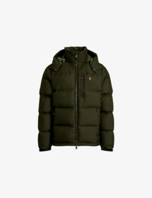 Brand-Embroidered Padded Shell-Down Puffer Jacket | Selfridges