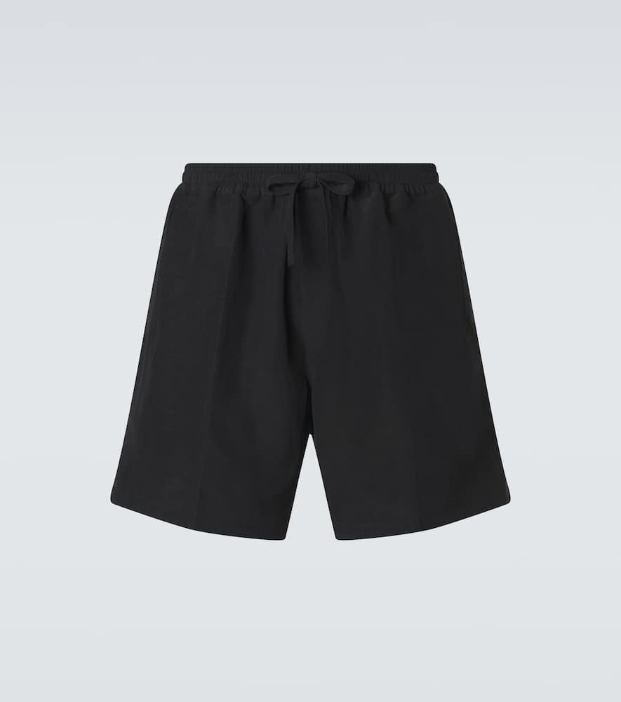 Umit Benan Julian linen and silk shorts | Mytheresa (US/CA)
