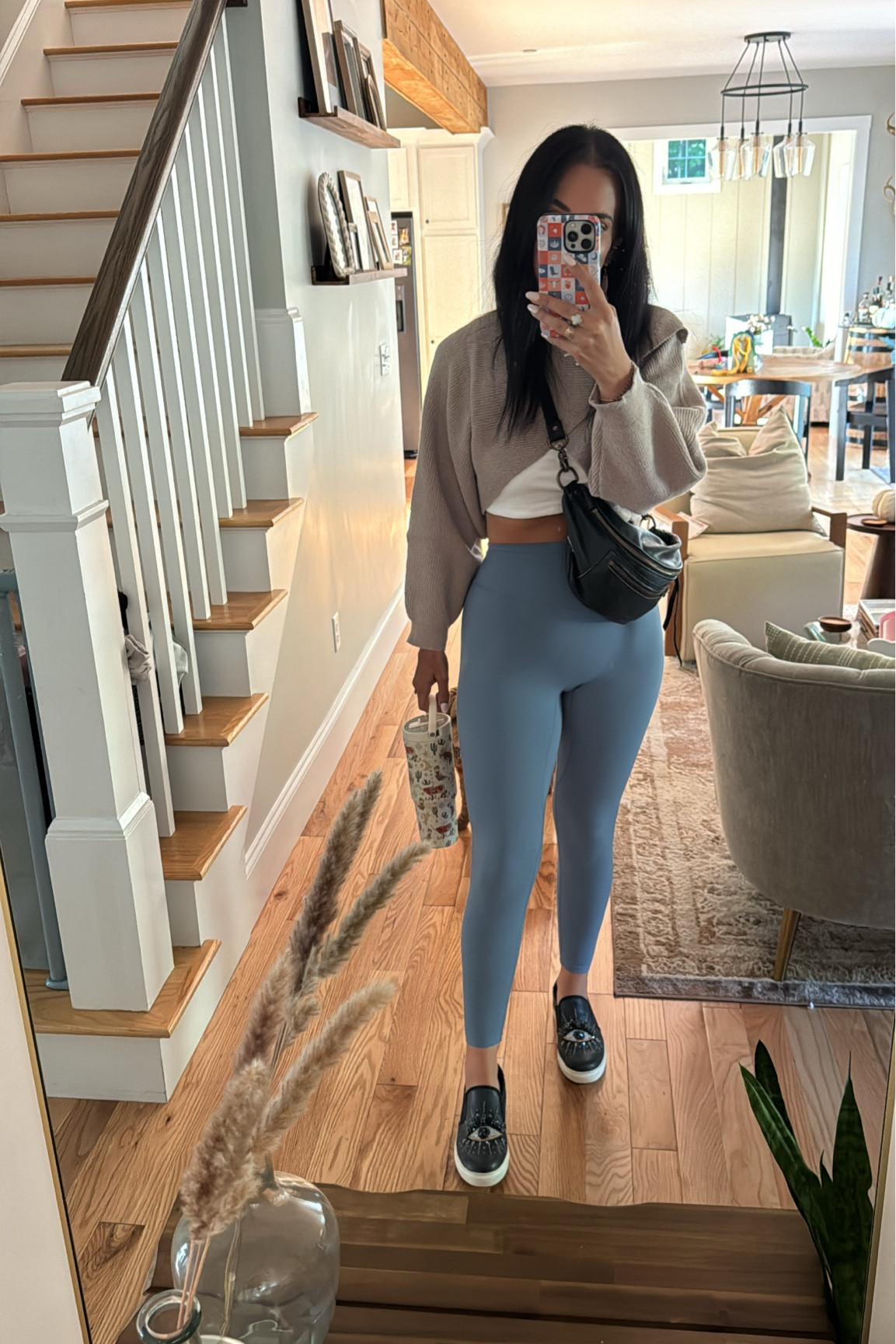 Current fave mom fit with the absolute best leggings!! 

#LTKFindsUnder50 #LTKSeasonal #LTKActive