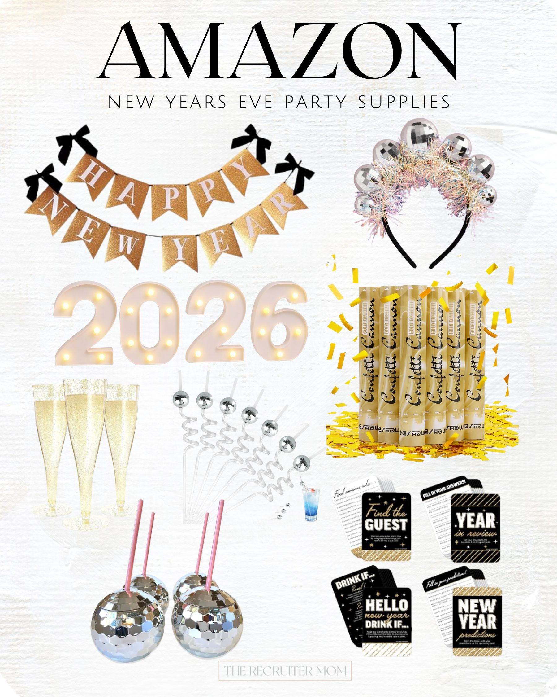 Celebrate 2026 in style with these party essentials! Fun games, sparkling confetti, and festive decor. #nye2026 #partysupplies 

 

#LTKHoliday #LTKSeasonal #LTKFindsUnder50