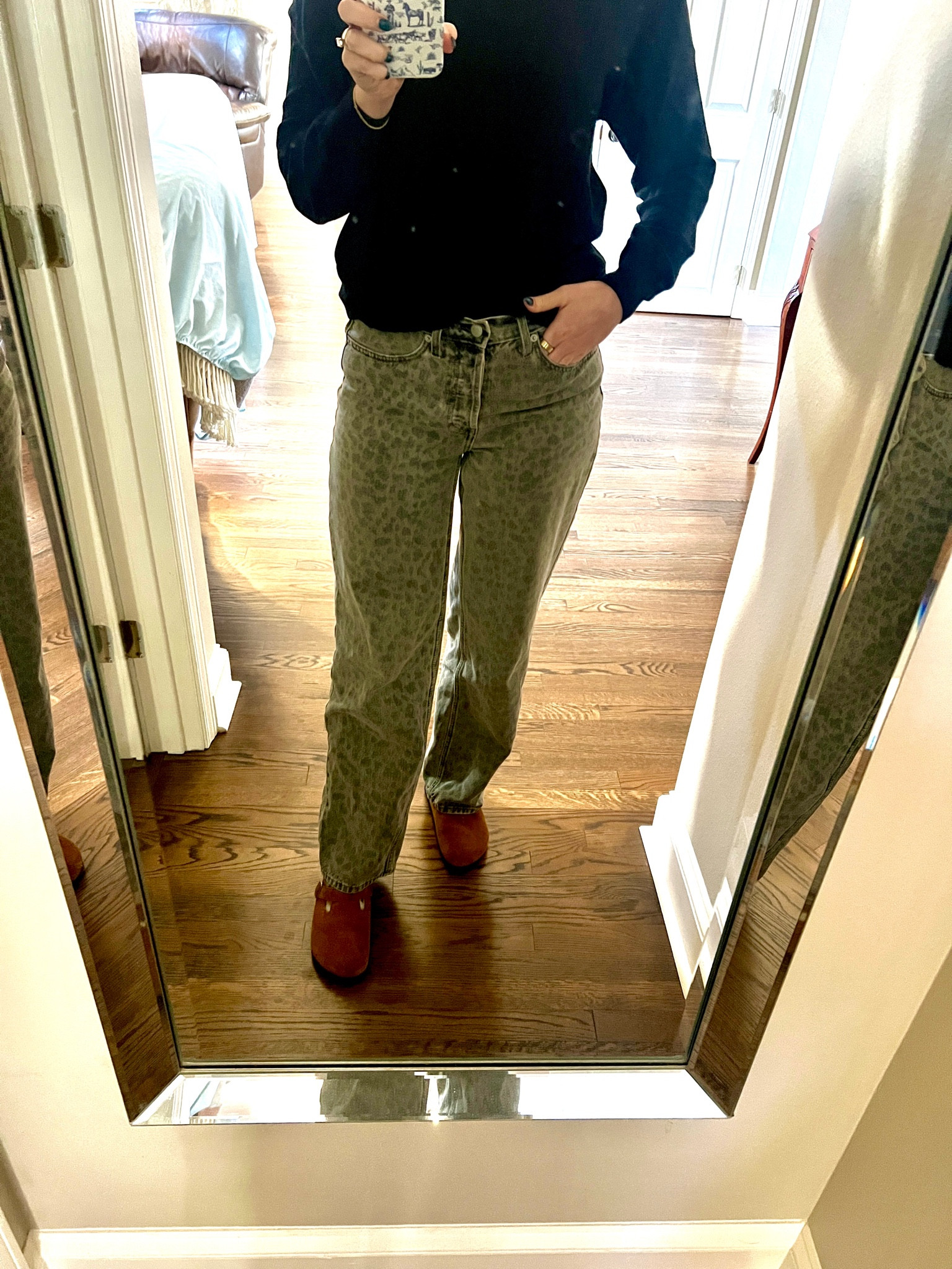 The uniform as of late: Gap sweaters, baggy jeans, and fuzzy Birks  

#LTKSaleAlert #LTKCyberWeek