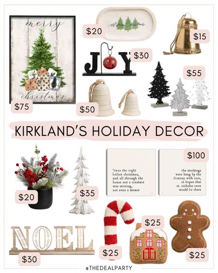 Kirklands Home Decor | Kirklands Christmas Decor | Kirklands Holiday Decor 

#LTKhome #LTKfindsunder100 #LTKHoliday