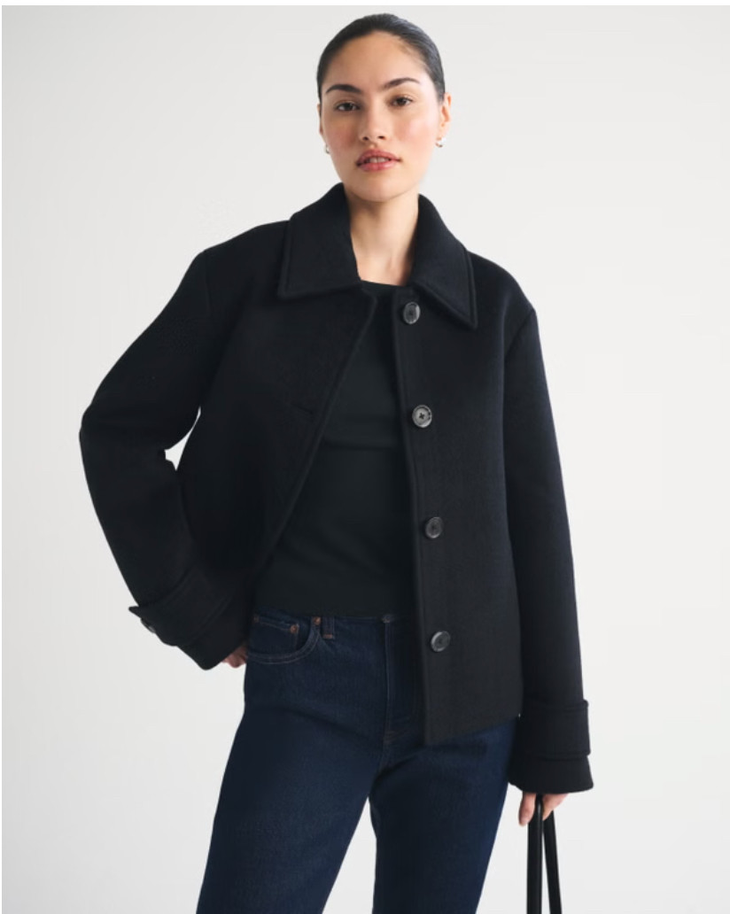 My favorite pieces from @abercrombie  Loving all the earth tones and the cozy vibes. Fall style, Fall fashion, fall trends, chocolate brown, trench coat, leather jacket, suede jacket, wide leg trousers, cashmere sweater, cardigan.  

 #LTKootd #LTKSeasonal