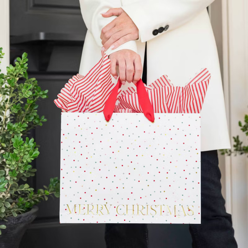 25ct Scallop Tissue Paper Red and White - Sugar Paper™ + Target | Target