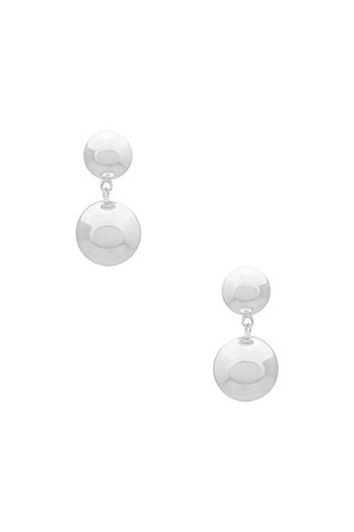Lie Studio The Caroline Earring in Sterling Silver | FWRD | FWRD 