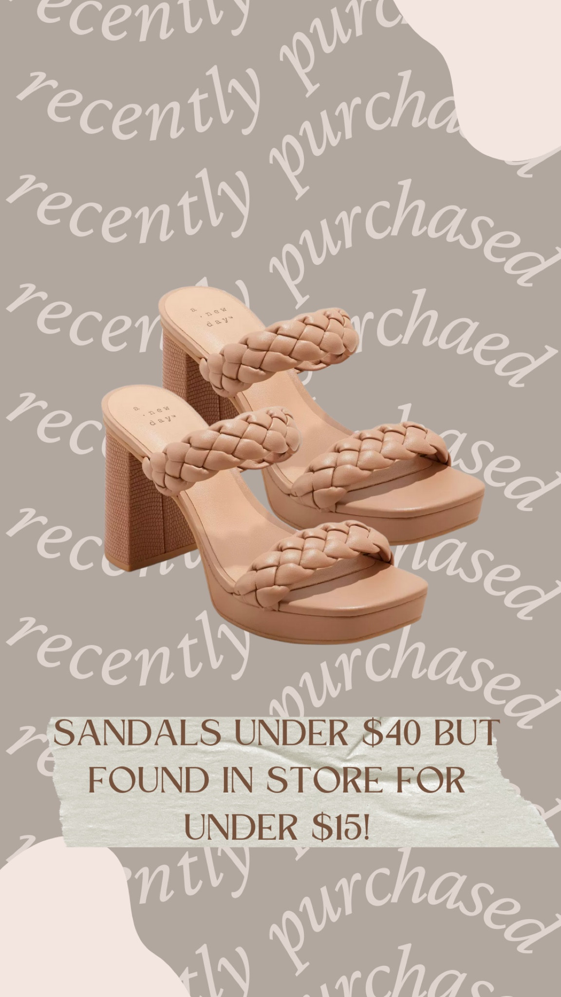 Sandals under $40!

Platform sandals, nude braided sandals, platform heels, shoes under $40, target finds

#LTKshoecrush #LTKsalealert #LTKunder50