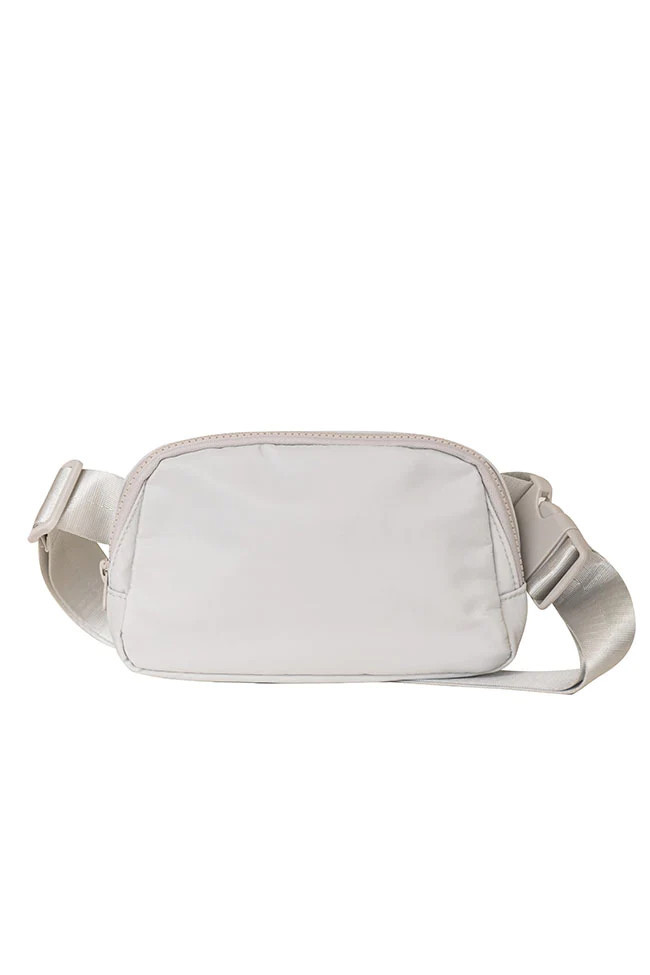 Places To Go Grey Belt Bag FINAL SALE | Pink Lily